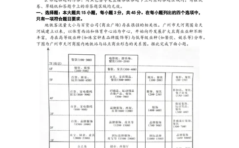 湖北省宜荆荆随2024届高三上学期10月联考地理(1)_2023年10月_01每日更新_7号_2024届湖北省宜荆荆随高三上学期10月联考