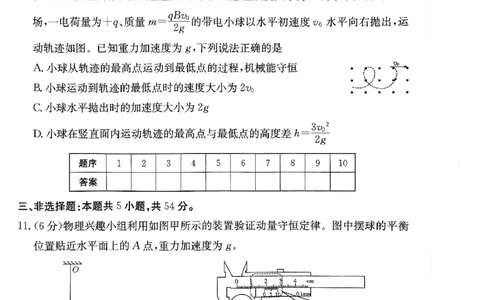 2024届河北省高三下学期普通高中学业水平选择性考试物理_2024年3月_013月合集_2024届河北省高中学业水平选择性考试模拟试题（四）