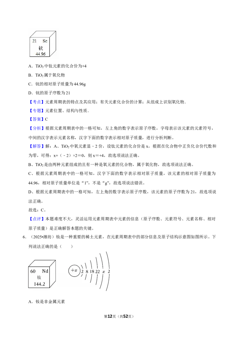 2026年中考化学常考考点专题之物质的组成_162026年中考七科常考考点专题资料_005中考化学常考考点专题