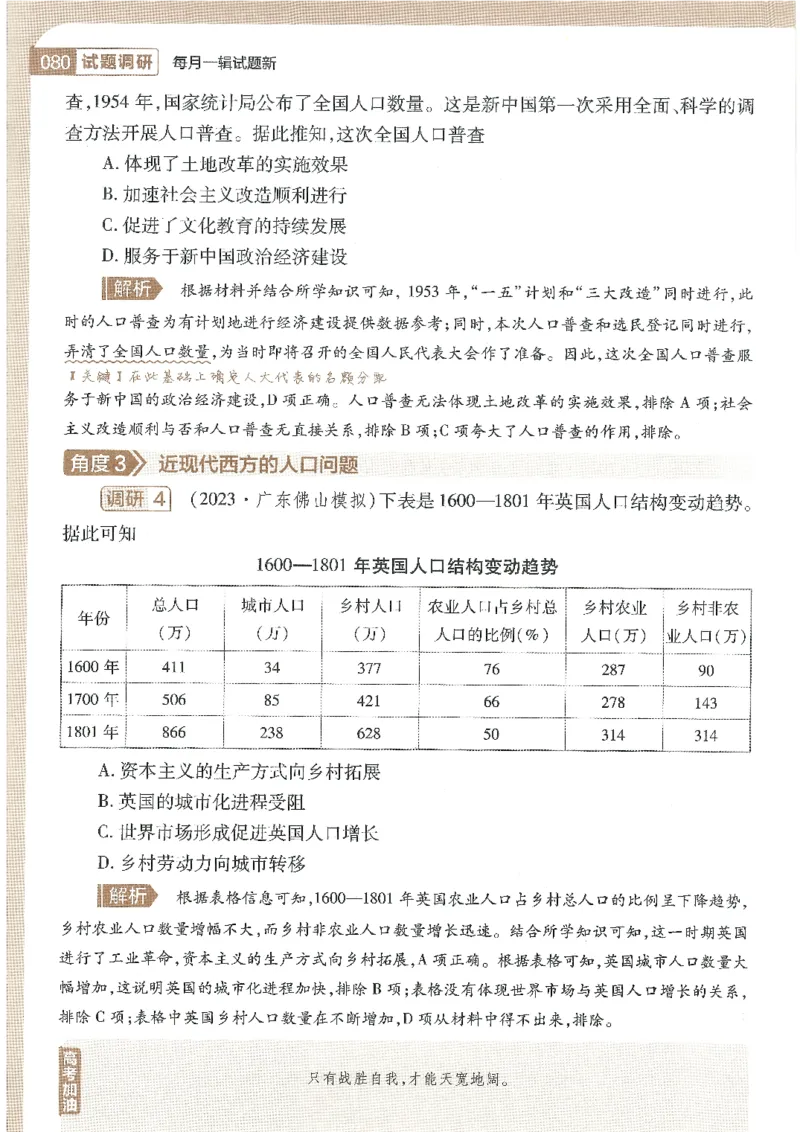 试题调研第十辑历史_2023高考押题卷_试题调研8910期考前推荐看的三期_试题调研第十期考前抢分必备_试题调研第十辑