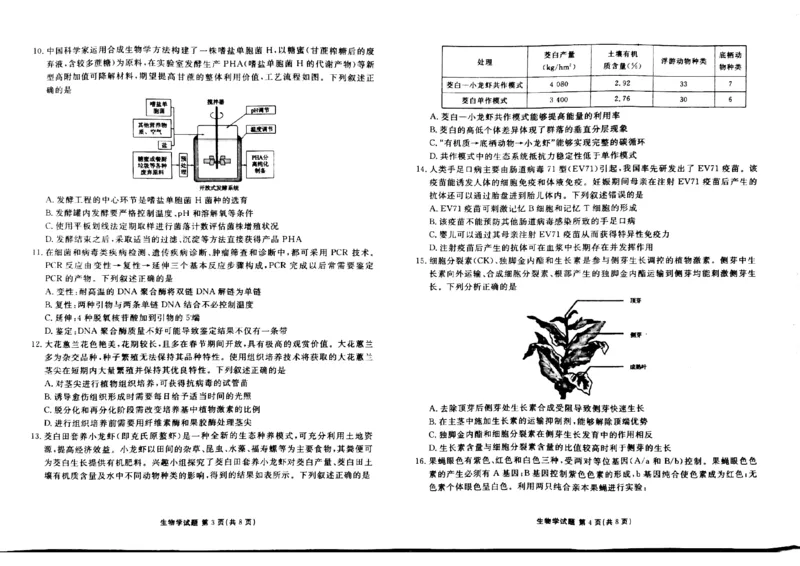 2024届广东省茂名市高三下学期2月大联考生物试题_2024年2月_01每日更新_23号_2024届广东省衡水金卷高三年级2月份大联考_广东省衡水金卷2024届高三年级2月份大联考生物