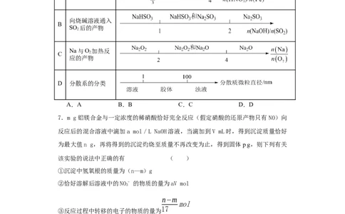 湖南省长沙市雅礼中学2024届高三上学期月考试卷（二）化学(1)_2023年10月_01每日更新_23号_2024届湖南省长沙市雅礼中学高三上学期月考试卷（二）