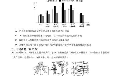 生物试卷_2023年9月_01每日更新_26号_2024届重庆市缙云联盟高三上学期9月联考_重庆市缙云联盟2024届高三上学期9月联考生物