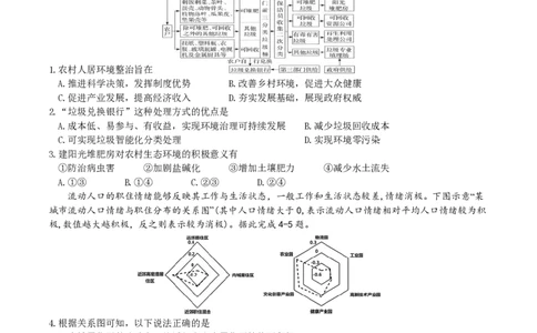 辽宁省六校2023-2024学年高三上学期期初考试地理(1)_2023年8月_028月合集_2024届辽宁省六校高三上学期期初考试
