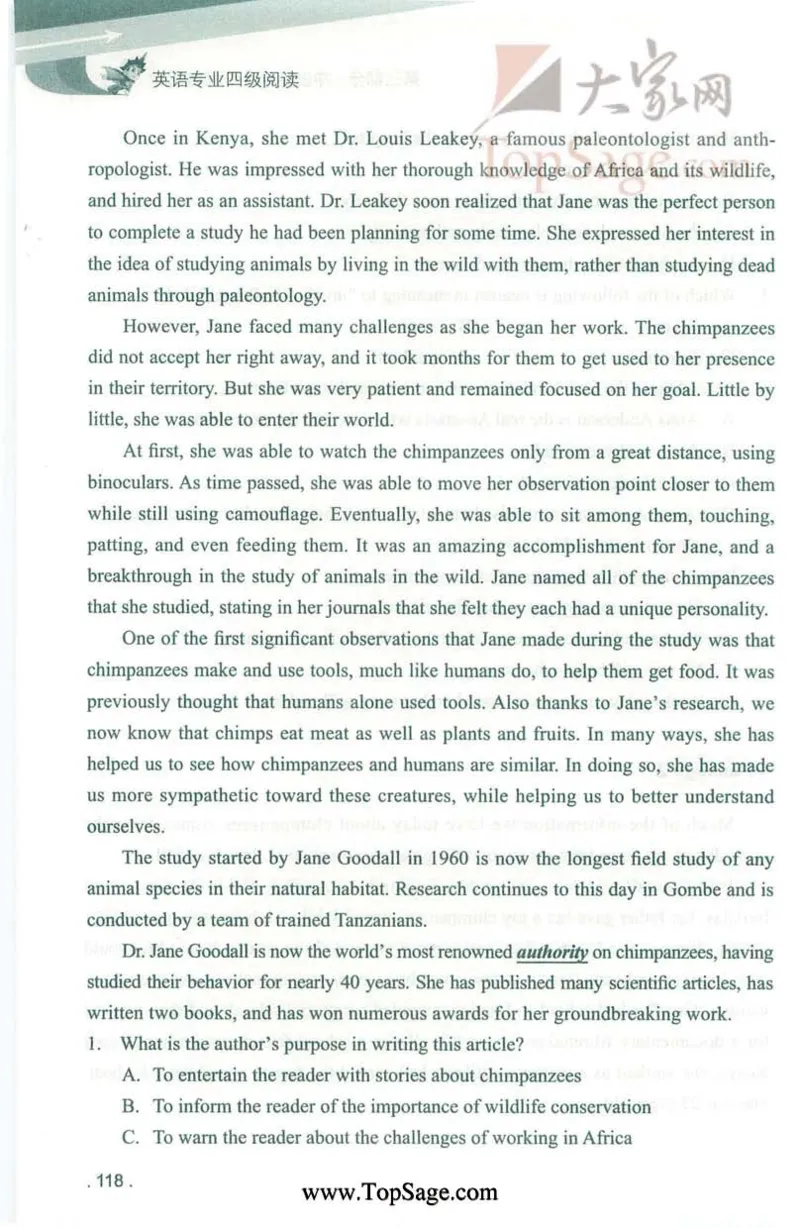 冲击波专业4级阅读_2025专四专八真题及备考资料_2009-2024专四真题+备考资料_2024专四备考资料合辑（电子书）_24专四阅读_2024冲击波系列专四阅读