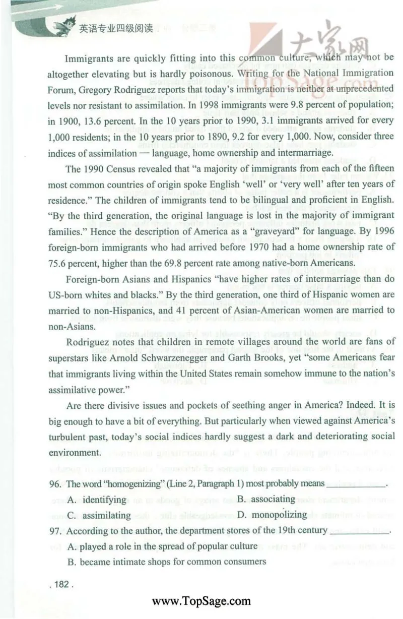冲击波专业4级阅读_2025专四专八真题及备考资料_2009-2024专四真题+备考资料_2024专四备考资料合辑（电子书）_24专四阅读_2024冲击波系列专四阅读