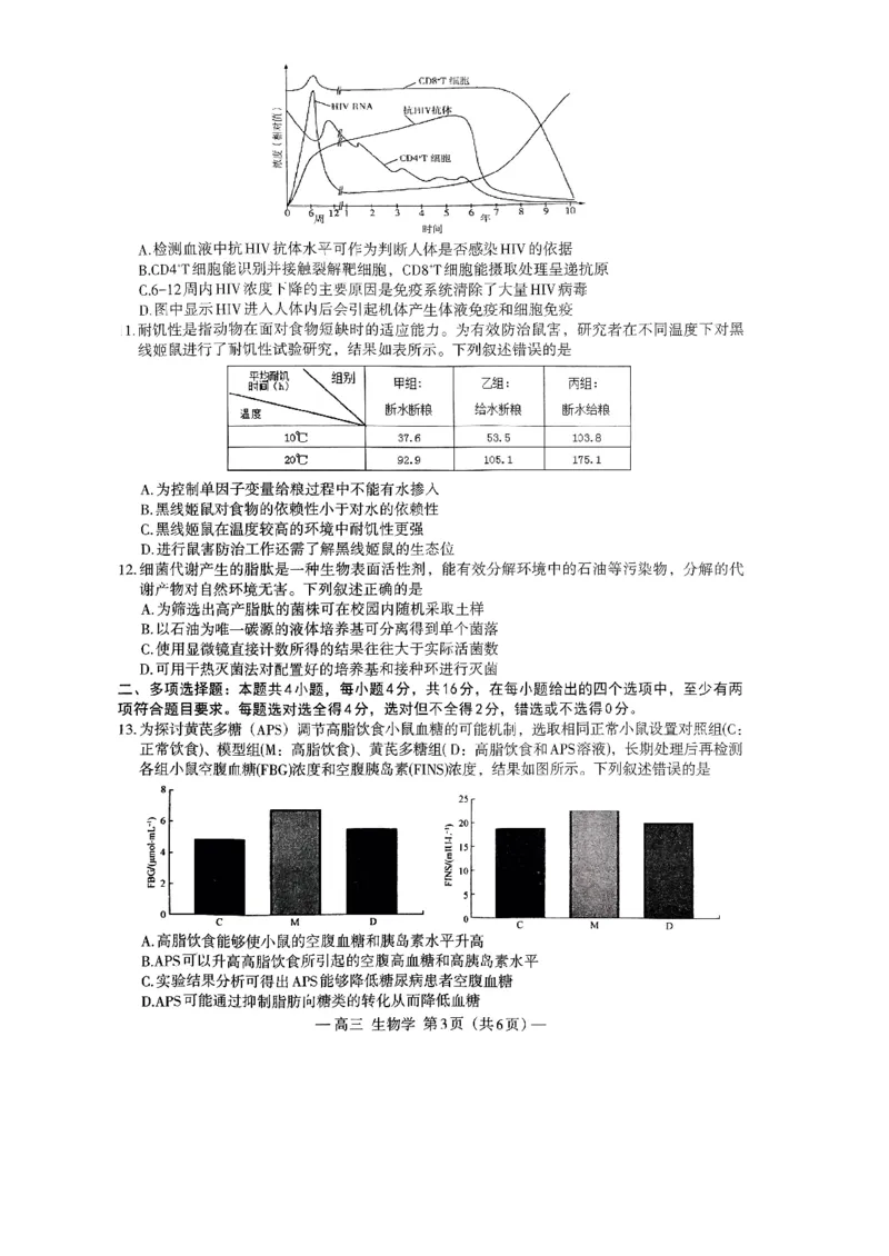 2024届江西省南昌市HGT高三第一次模拟考试-生物(1)_2024年3月_013月合集_2024届江西省南昌市HGT高三第一次模拟考试