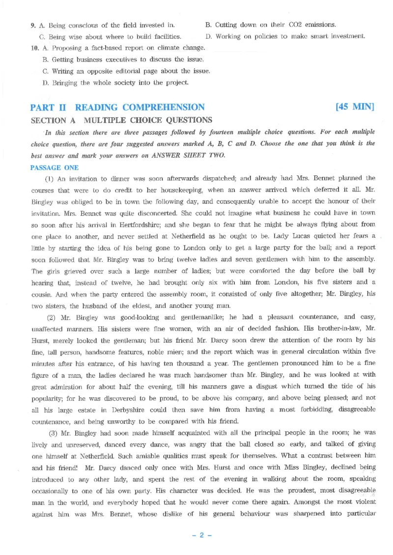 Modeltest2​_2025专四专八真题及备考资料_2009-2024专八真题+备考资料_24专八预测押题卷_专八押题卷7套_第2套预测+解析+听力