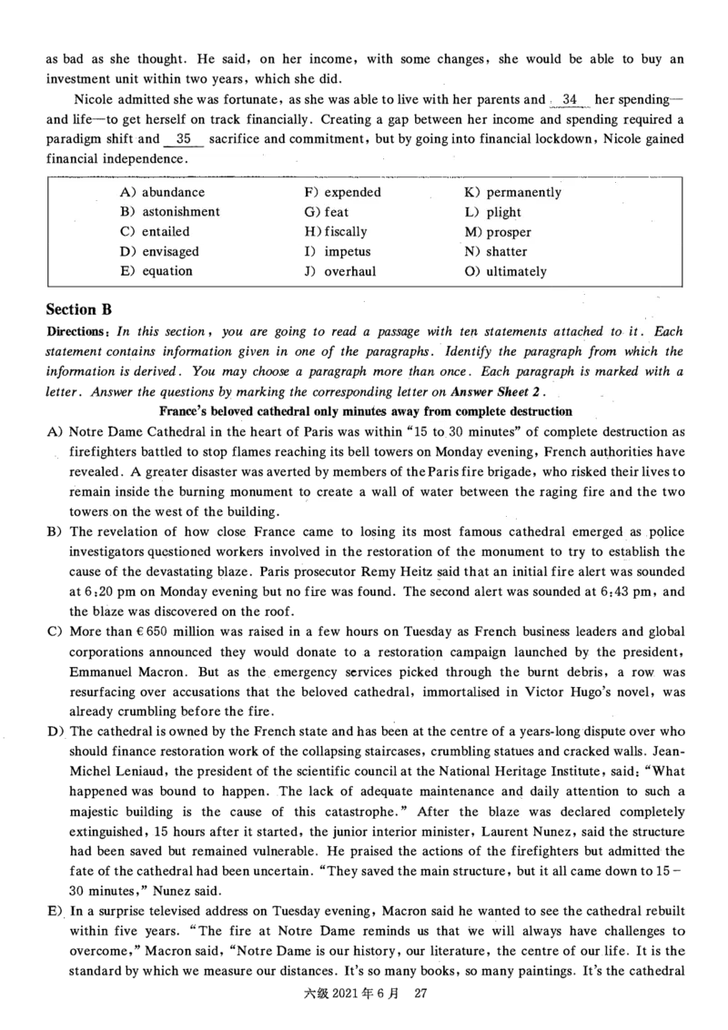❤打印版真题2018-2022.06六级真题❤_英语四六级整合_英语四六级真题版本二此版为主此文件夹会持续更新_六级真题_1.六级真题+答案解析+听力音频_2014年-2022年真题解析音频
