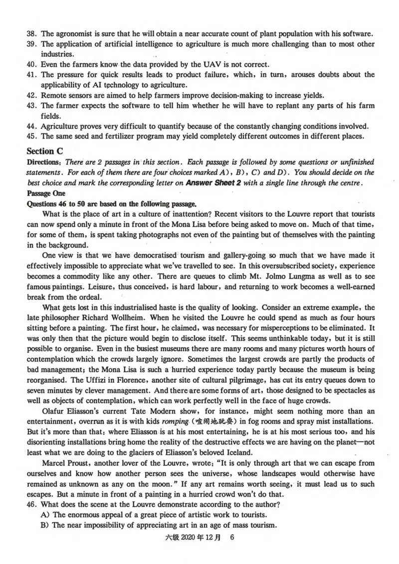 ❤打印版真题2018-2022.06六级真题❤_英语四六级整合_英语四六级真题版本二此版为主此文件夹会持续更新_六级真题_1.六级真题+答案解析+听力音频_2014年-2022年真题解析音频