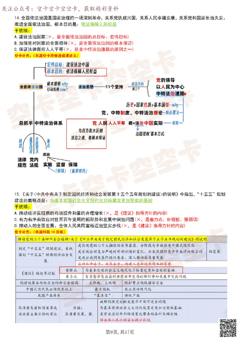 八套卷复盘笔记（三）_2025专四专八真题及备考资料_肖秀荣押题汇总_05空卡《肖八》复盘＆精简背诵版_复盘笔记