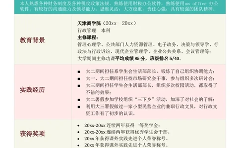 单页177_10000+PPT模板大礼包_大学生个人简历PPT模板_个人简历-Word版保存下载编辑_单页简历326款