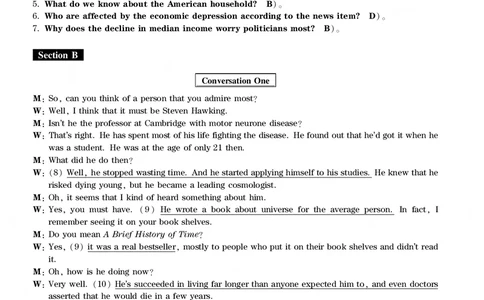 四级通关模拟卷第一套&mdash;答案详解_英语四六级整合_英语四六级真题版本一此版本可作为补充_大学英语CET4_X0_03-四级模拟题_四级模拟题1-5套（赠送）_四级通关模拟卷（1）