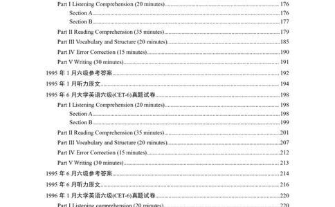 大学英语六级(CET-6)历年真题大全[90-07年37套]_英语四六级整合_英语四六级真题版本二此版为主此文件夹会持续更新_六级真题_1.六级真题+答案解析+听力音频_1990&mdash;2007年6月CET6