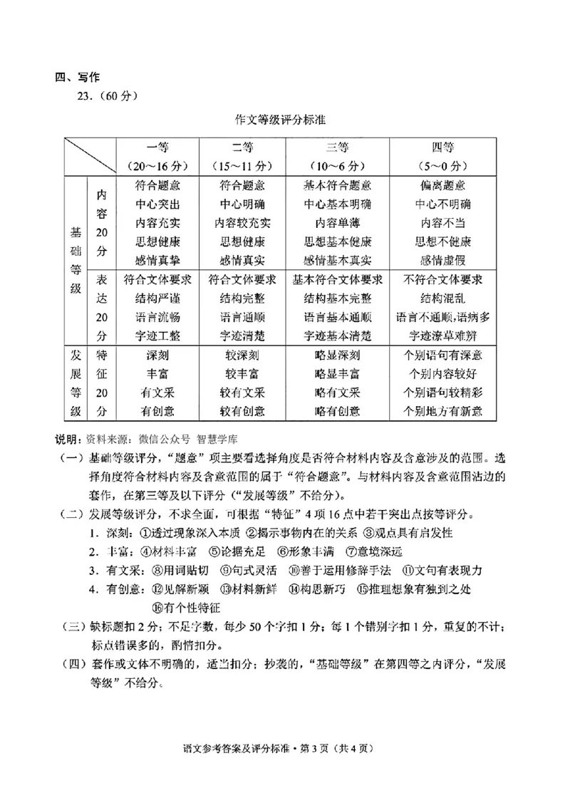 2024云南省第一次高中毕业生复习统一检测-语文含(1)_2024年3月_013月合集_2024届云南省第一次高中毕业生复习统一检测