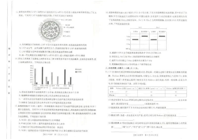 河北金太阳高三上(8月联考)-生物试题+答案(1)_2023年8月_028月合集_2024届河北省金太阳百万大联考（1002C）