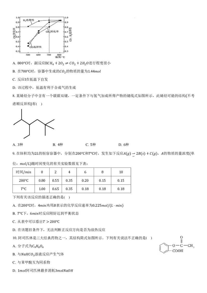 2025届广东两校化学试题_8月_240809广东省两校2025届高三第一次联合模拟考试（一模）_2025届广东省两校高三第一次联合模拟考试化学