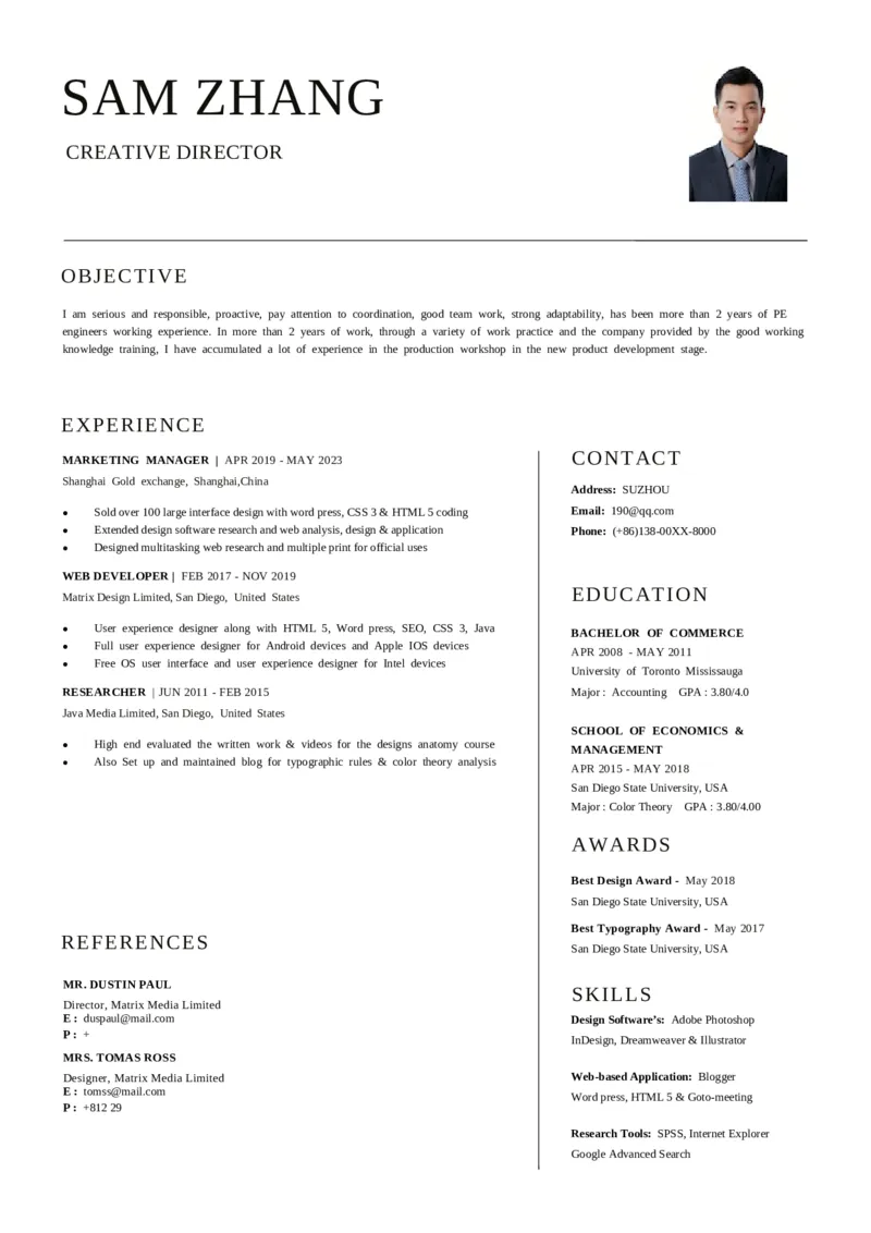 2高端简洁英文CV简历(30)_各类简历_简历模板(1)_英文简历模版86套2025版_