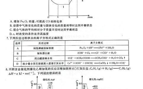 辽宁省名校联盟2023-2024学年高二上学期9月联合考试化学_2023年9月_01每日更新_11号_高二2024辽宁省名校联盟高二上学期9月联合考试