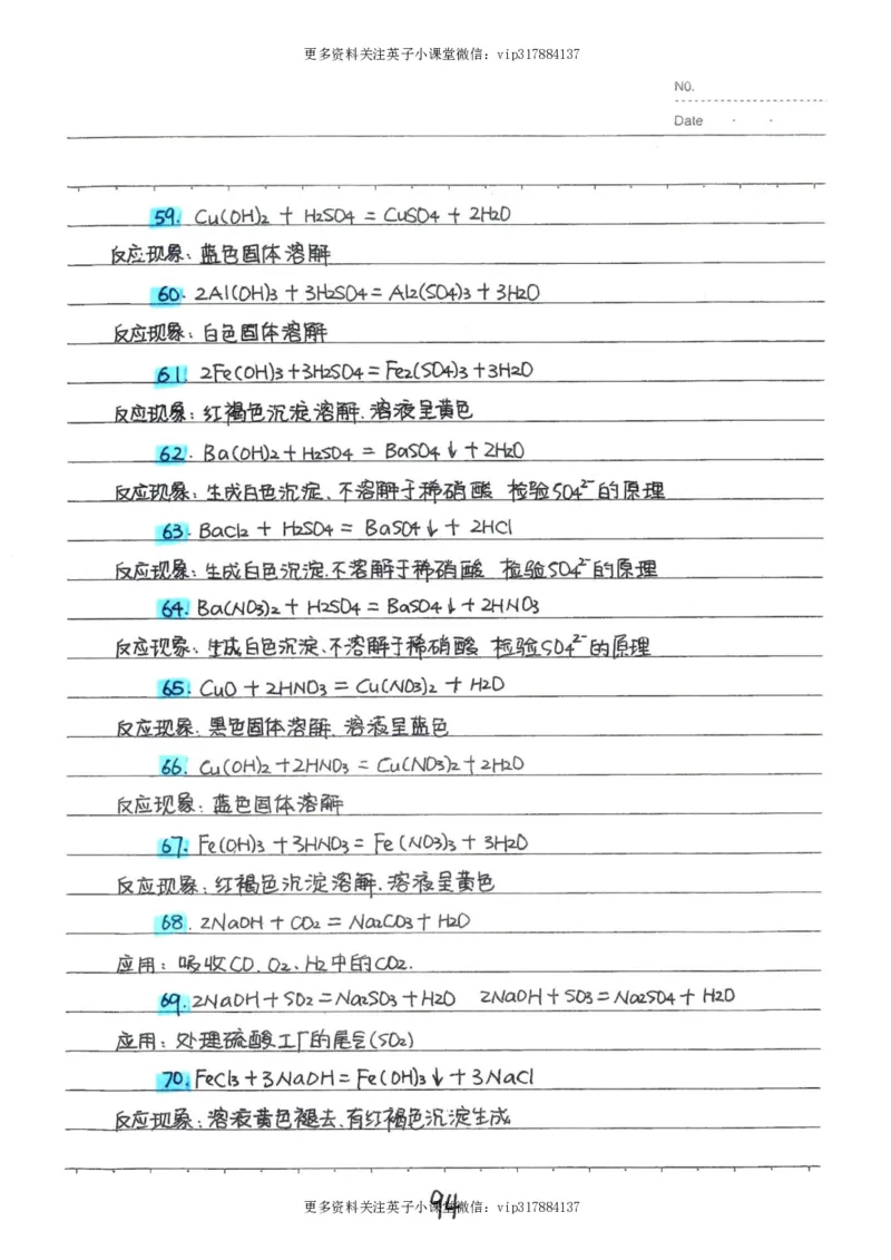 8）中考化学状元笔记（142页）_赠送小初高学霸笔记等_赠_中考状元笔记