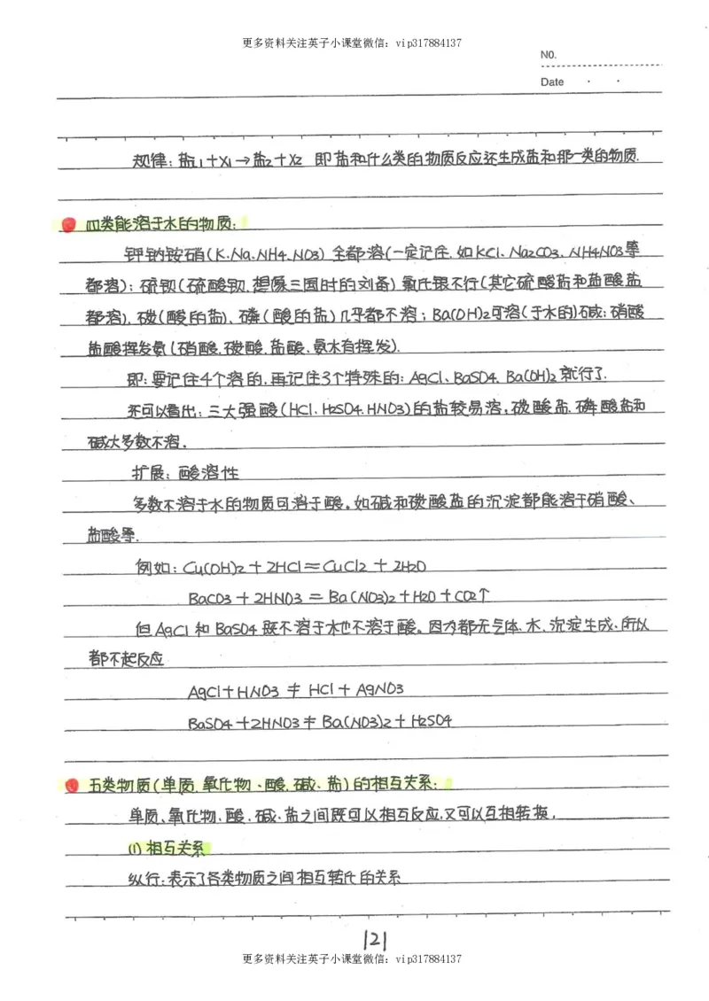 8）中考化学状元笔记（142页）_赠送小初高学霸笔记等_赠_中考状元笔记