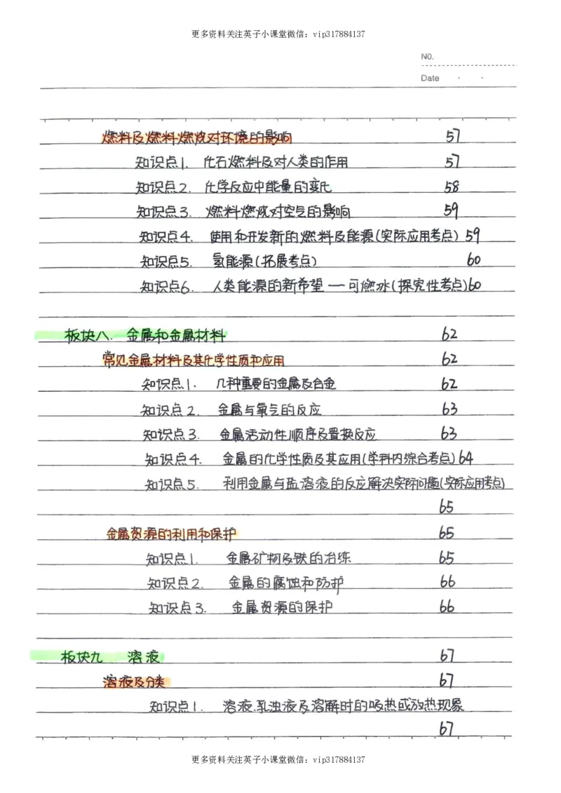 8）中考化学状元笔记（142页）_赠送小初高学霸笔记等_赠_中考状元笔记