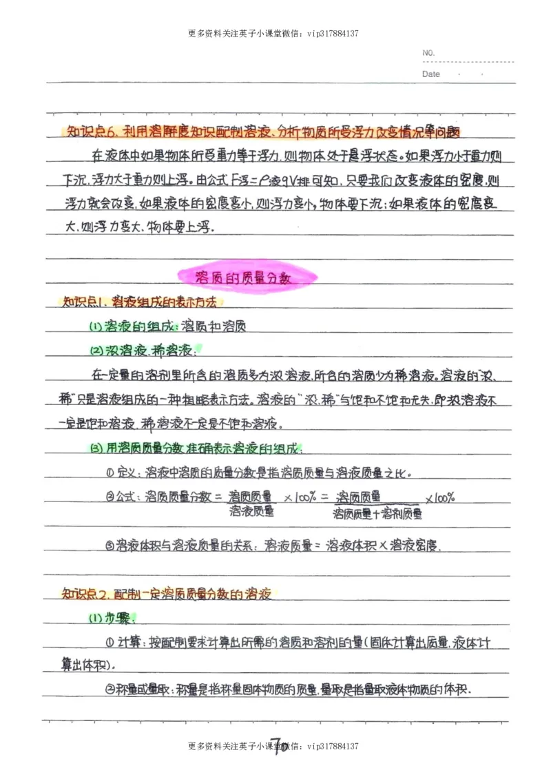 8）中考化学状元笔记（142页）_赠送小初高学霸笔记等_赠_中考状元笔记