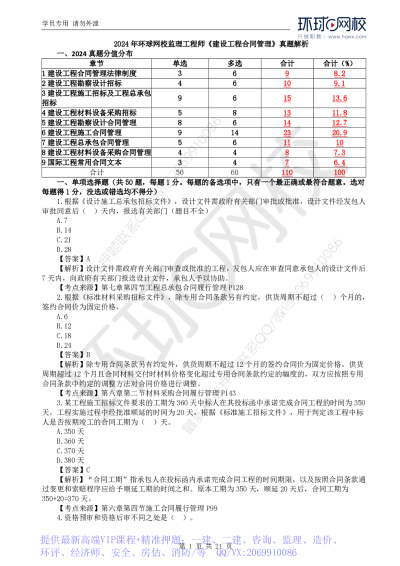WM_2024真题解析_监理工程师_2025监理工程师_2025年监理工程师-各大机构_2025年监理-合同_机构1-HQ_00.真题班