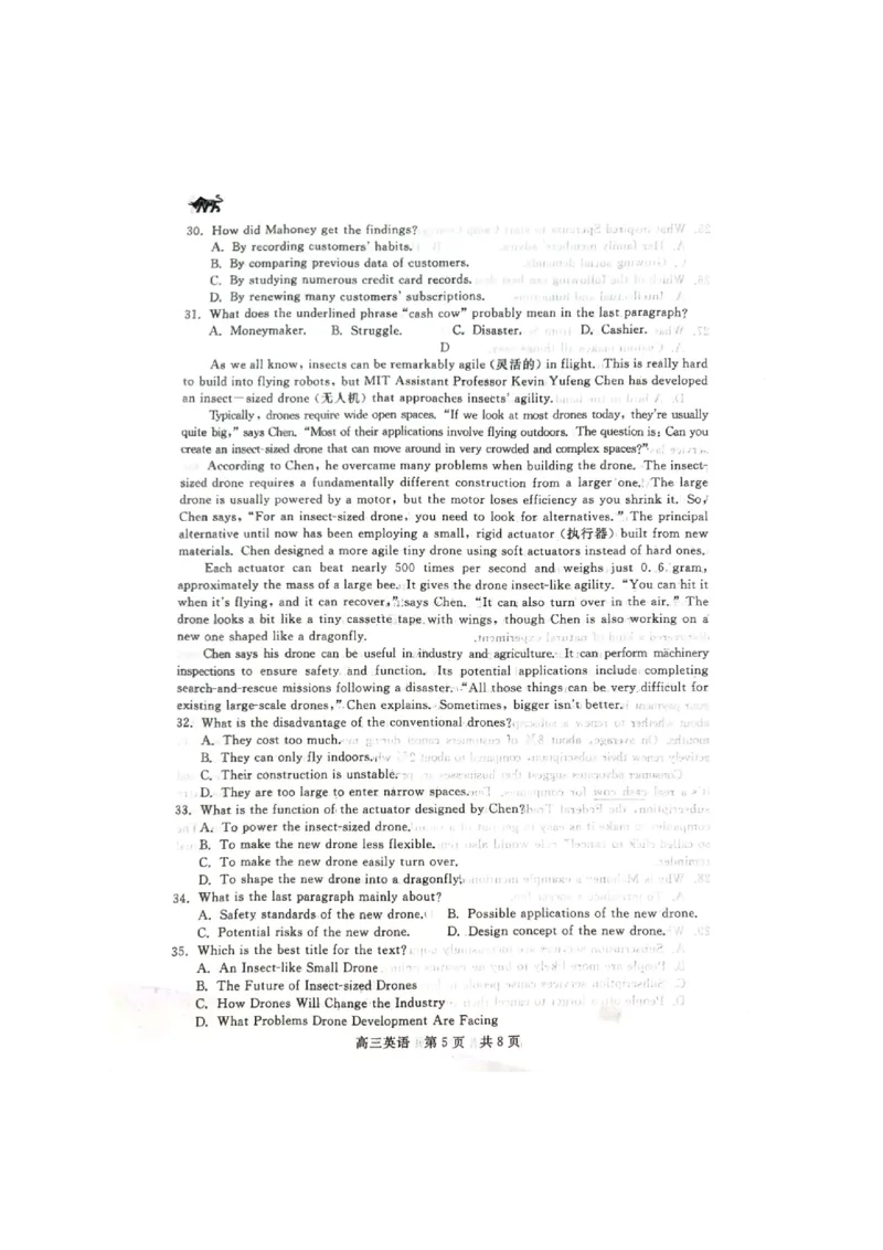 英语试题_2023年9月_01每日更新_29号_2024届河北新时代NT教育高三9月阶段测试_河北新时代NT教育2024届高三9月阶段测试英语
