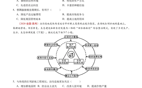 专题16城市、产业与区域发展-五年（2019-2023）高考地理真题分项汇编（原卷版）_赠送：2008-2024全套高考真题_高考地理真题_送高考地理五年真题(2019-2023)分项汇编（全国通用）