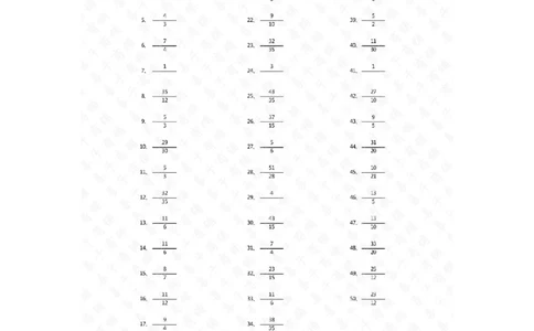 分数加法第61-80篇（初级）答案_编码0121-6年级数学口算计算_口算题（适合5年级）_分数-加法（200篇）_（分数）加法初级（100篇）