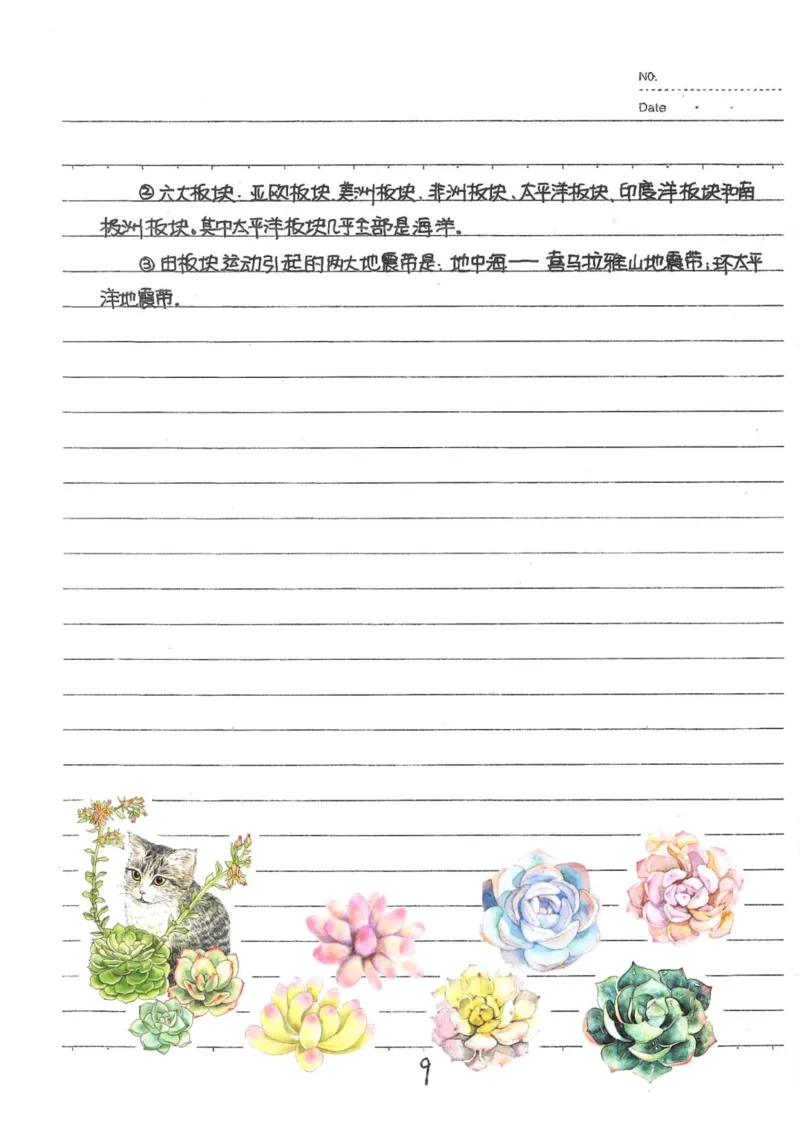 6）中考地理状元笔记（132页）_赠送小初高学霸笔记等_中考全科状元笔记