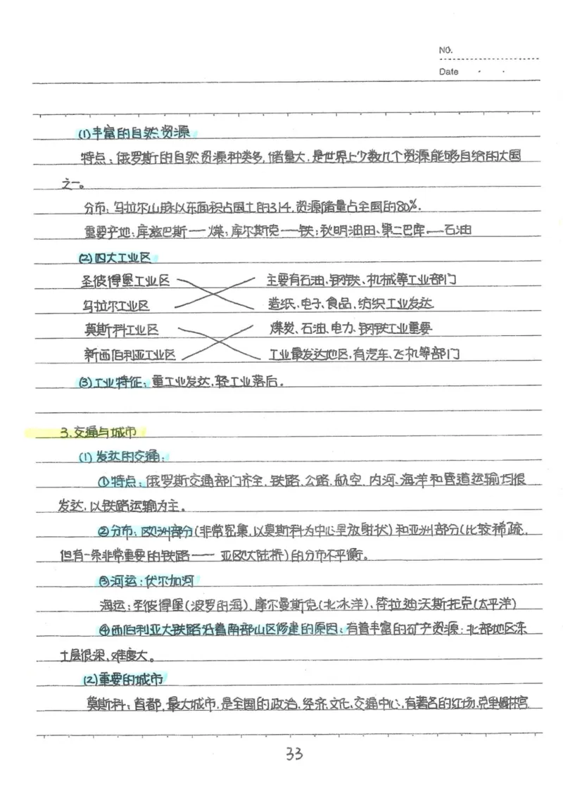 6）中考地理状元笔记（132页）_赠送小初高学霸笔记等_中考全科状元笔记