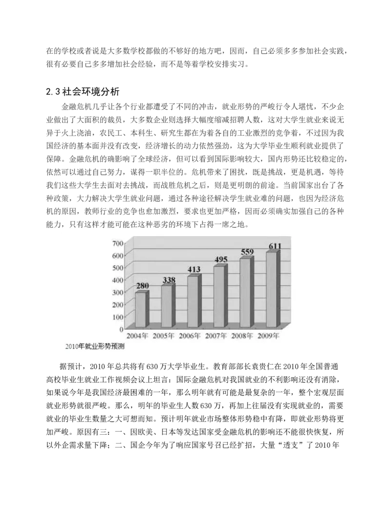 商务英语专业大学生职业生涯规划书_E6-职业规划_40英语专业