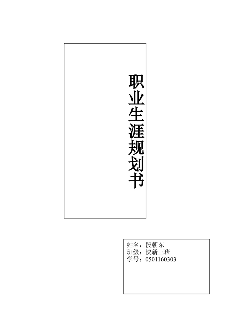 大学生职业生涯规划书-会计学专业_E6-职业规划_03会计专业