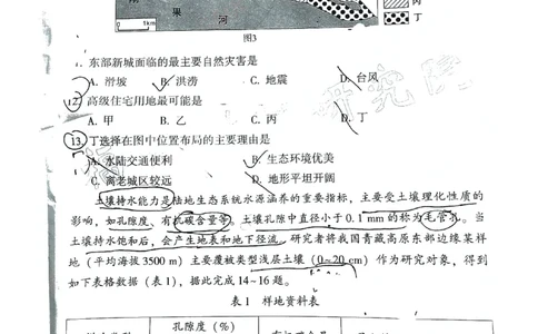 福建福州高三上(质检Ⅰ)-地理试题+答案(1)_2023年9月_029月合集_2024届福建省福州市高三上学期第一次质量监测