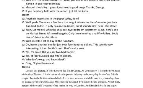 2015年英语听力（全国卷Ⅰ）听力原文_2024年5月_01按日期_1号_2024高考英语听力专题（80套模拟训练+历年真题）(附音频）_2005-2023年高考英语听力真题汇总