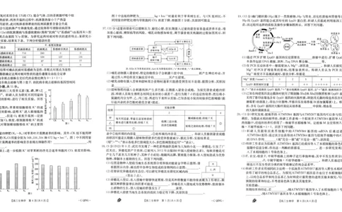 重庆金太阳高三上(9月联考)-生物试题+答案(1)_2023年9月_029月合集_2024届重庆金太阳高三上学期9月联考（1005C）