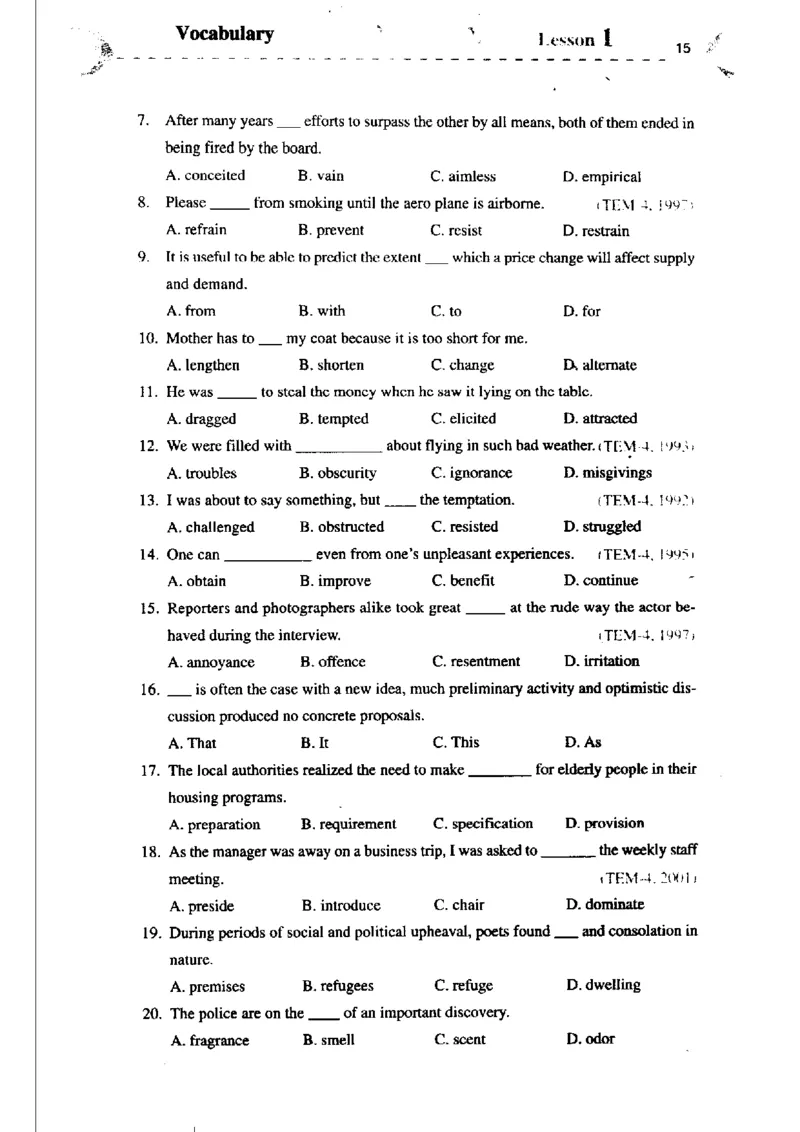 《如鱼得水记单词专业四级词汇语境记忆》_2025专四专八真题及备考资料_2009-2024专四真题+备考资料_2024专四备考资料合辑（电子书）_24专四词汇_专四词汇《如鱼得水记单词》