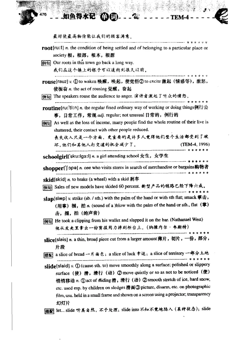 《如鱼得水记单词专业四级词汇语境记忆》_2025专四专八真题及备考资料_2009-2024专四真题+备考资料_2024专四备考资料合辑（电子书）_24专四词汇_专四词汇《如鱼得水记单词》