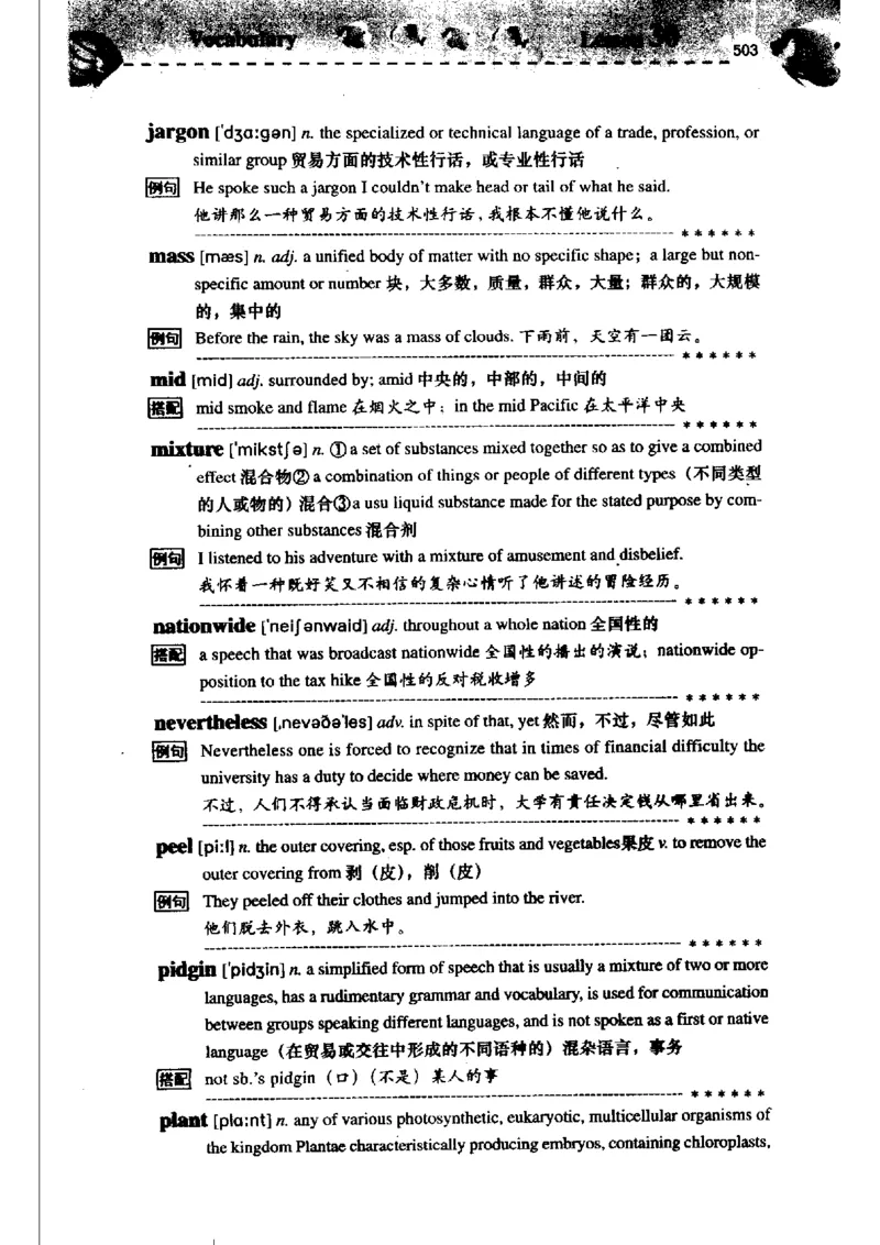 《如鱼得水记单词专业四级词汇语境记忆》_2025专四专八真题及备考资料_2009-2024专四真题+备考资料_2024专四备考资料合辑（电子书）_24专四词汇_专四词汇《如鱼得水记单词》