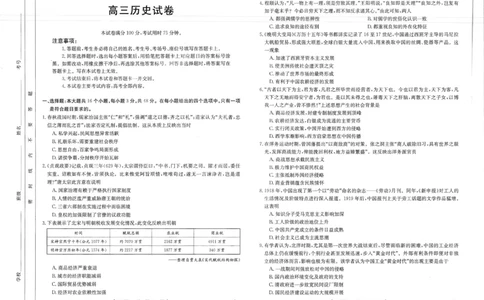 辽宁省部分学校2023-2024学年高三开学摸底考试历史试题_2023年9月_01每日更新_6号_2024届辽宁省金太阳高三上学期开学摸底考试（24-18C）