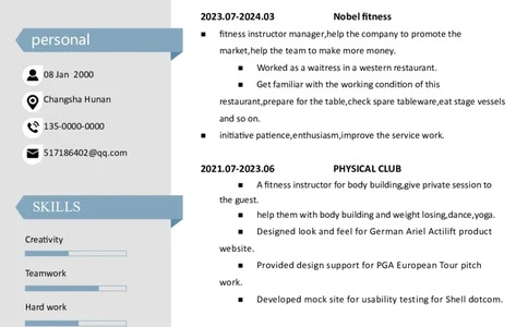 2高端简洁英文CV简历(49)_各类简历_简历模板(1)_英文简历模版86套2025版_