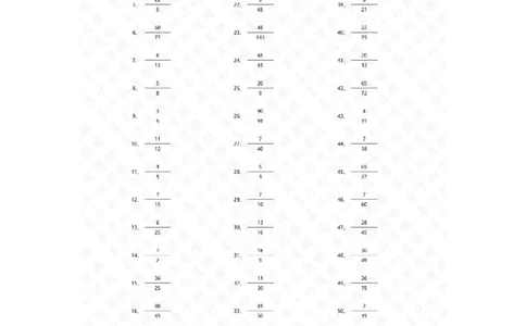 分数乘除混合第1~20篇（高级）答案_编码0121-6年级数学口算计算_口算题（适合6年级）(1)_分数-乘除混合（100篇）_（分数）乘除混合高级（100篇）