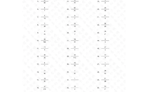 分数乘除混合第1~20篇（高级）答案_编码0121-6年级数学口算计算_口算题（适合6年级）(1)_分数-乘除混合（100篇）_（分数）乘除混合高级（100篇）