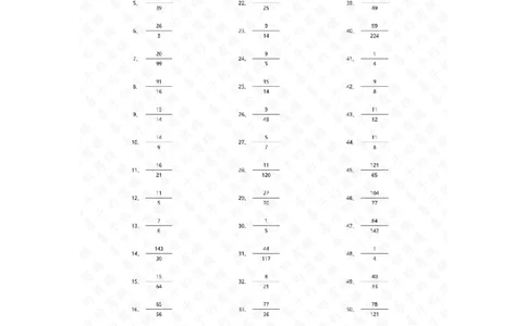 分数乘除混合第1~20篇（高级）答案_编码0121-6年级数学口算计算_口算题（适合6年级）(1)_分数-乘除混合（100篇）_（分数）乘除混合高级（100篇）