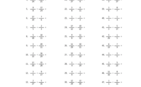 分数除法第100-110篇_编码0121-6年级数学口算计算_口算题（适合6年级）(1)_分数-除法（200篇）_（分数）除法高级（100篇）