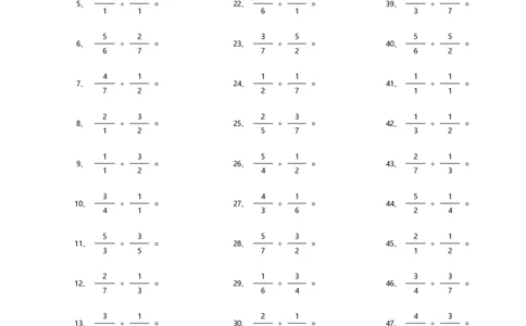 分数除法第41~60篇（初级）_编码0121-6年级数学口算计算_口算题（适合6年级）(1)_分数-除法（200篇）_（分数）除法初级（100篇）