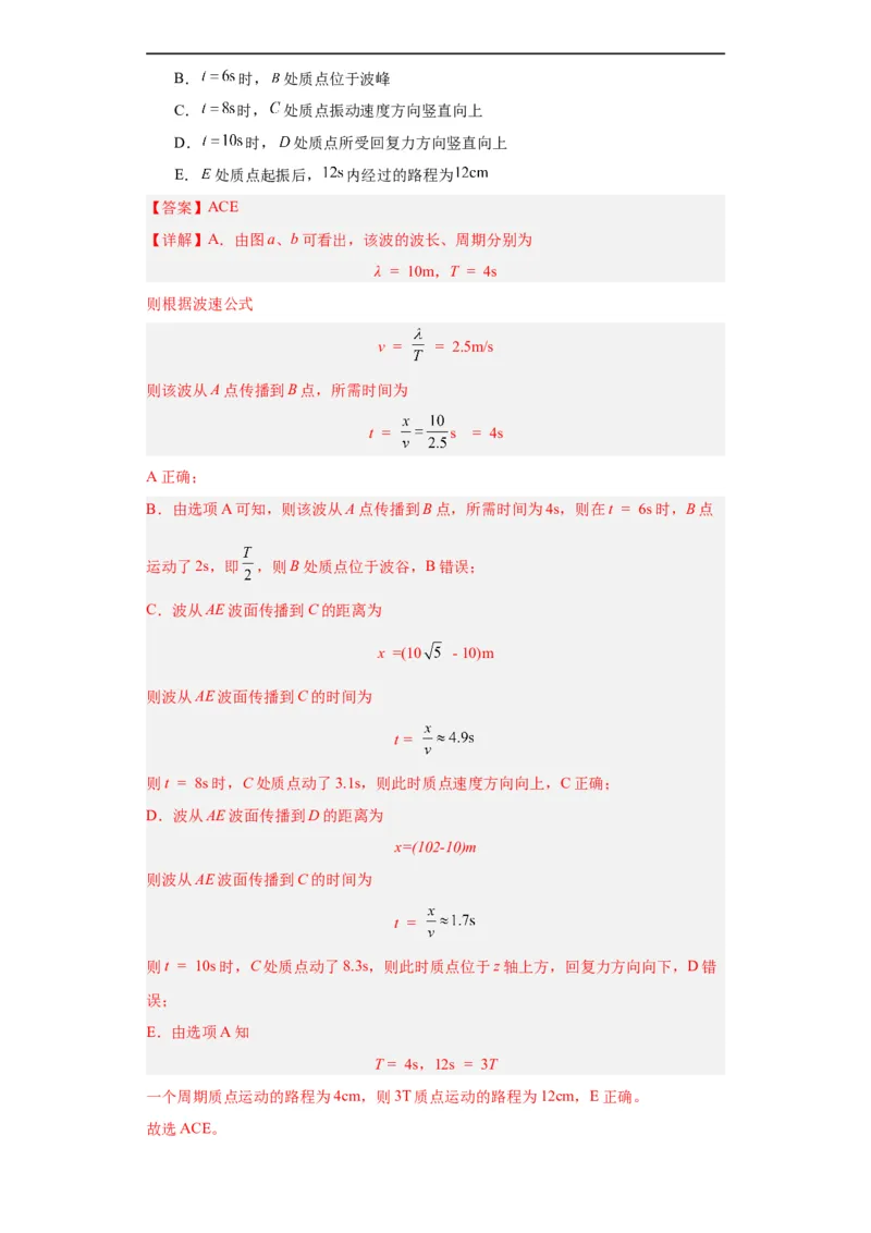 专题13机械振动机械波(解析版)_赠送：2008-2024全套高考真题_高考物理真题_送高考物理五年真题(2019-2023)分项汇编（全国通用）