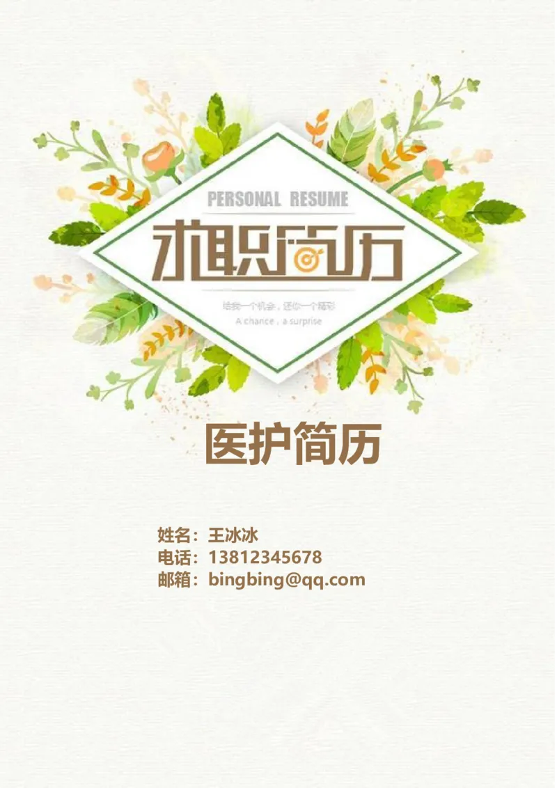 53_10000+PPT模板大礼包_大学生个人简历PPT模板_个人简历-Word版保存下载编辑_四页简历116款